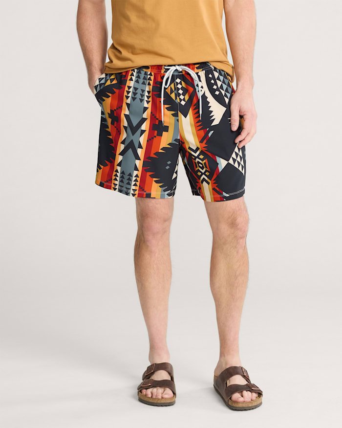 NEHALEM SHORESIDE PACK-N-GO SWIM TRUNKS
